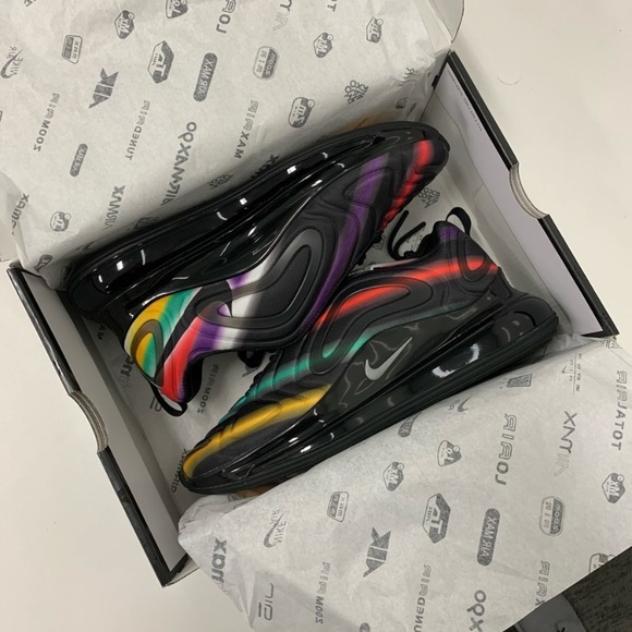 NEW Nike Air Max 720 ‘Neon Streaks’ Men’s Sneakers - Picture 7 of 7